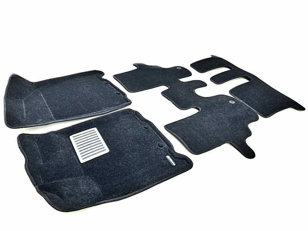 Коврики салона текст. 3D euro-std NISSAN Pathfinder (2014-) /INFINITI JX/QX 60 (3 ряд) (EM3D) NP2